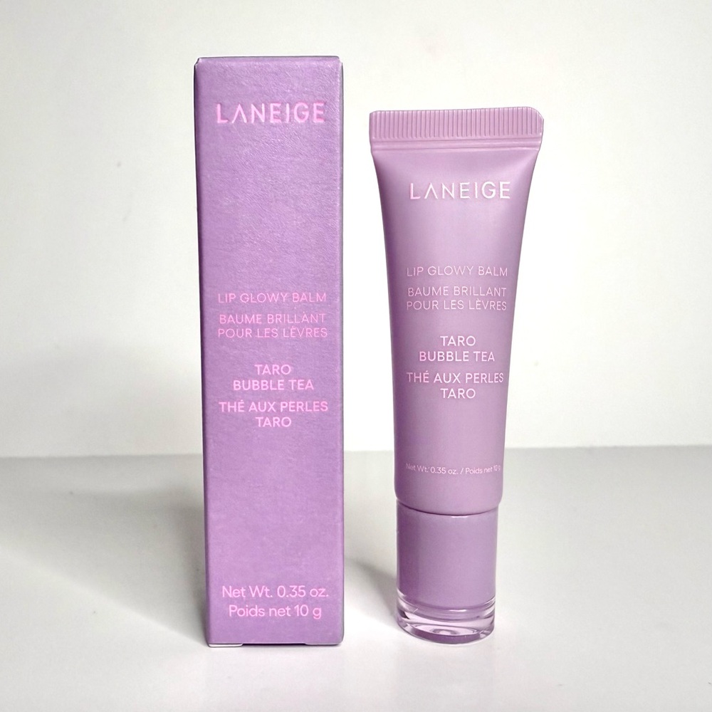 Laneige Lip Glowy Balm Taro Bubble Tea
